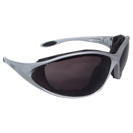 DPG95 Framework™ Protective Eyewear - Silver Frame - Smoke Lens