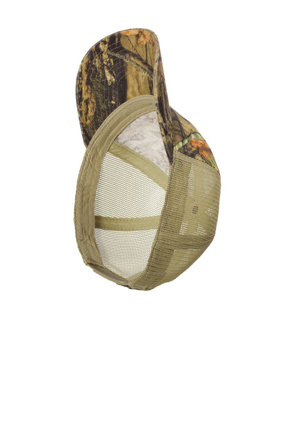 Inside View of MOBU Cntry/Tan Port Authority Unstructured Camouflage Mesh Back Cap. C929