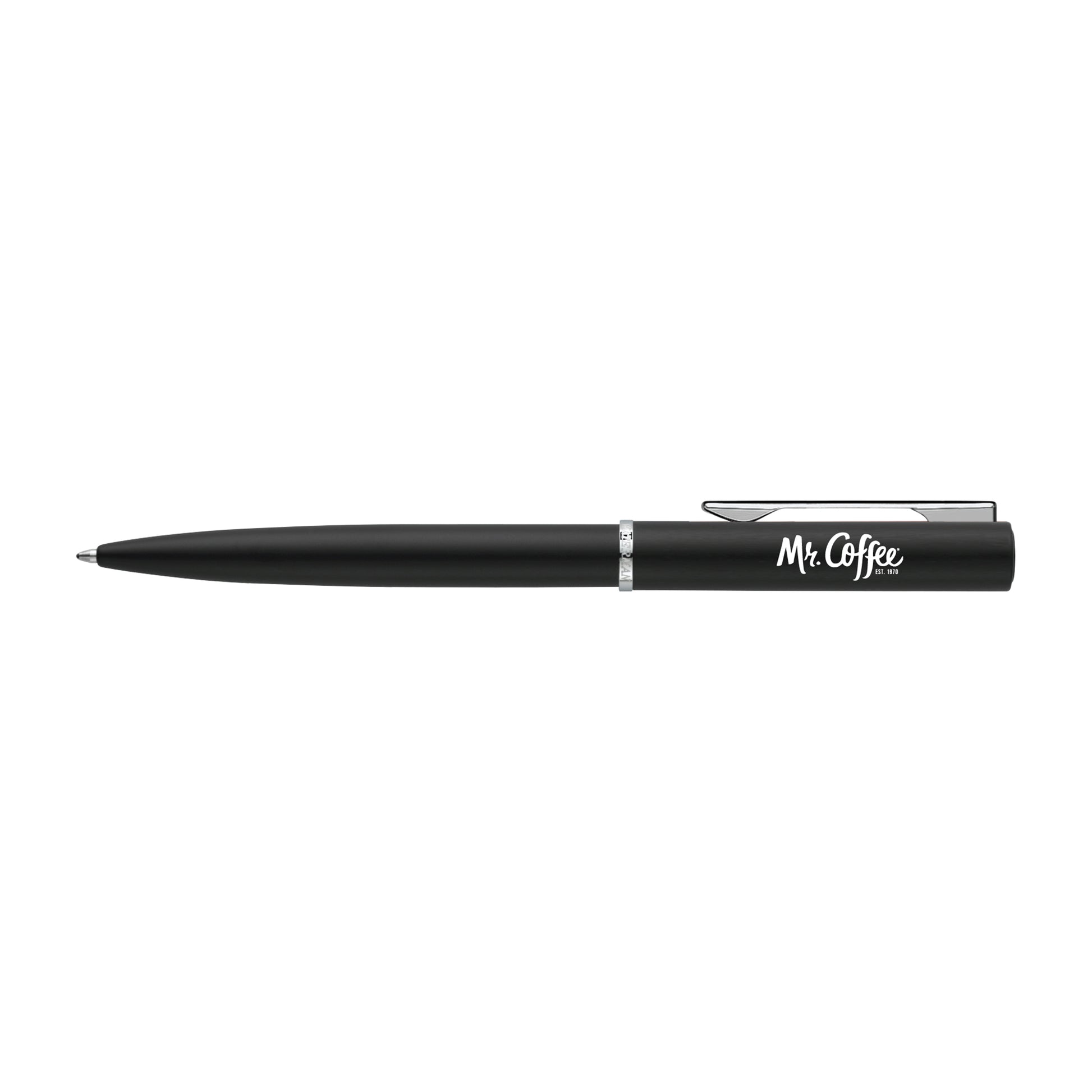 Black - Silver Trim Waterman Allure Ballpoint - Blue Ink
