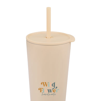 Aviana™ Rowan Recycled Straw Tumbler - 17 Oz.
