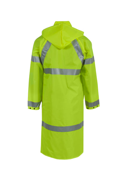 485CH Lightweight High Visibility Coat - Hi-Vis Lime - Size 2X
