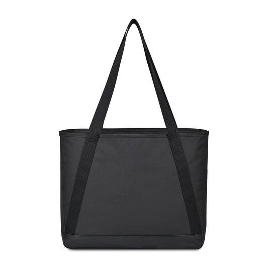 Black Repeat Recycled Poly Tote