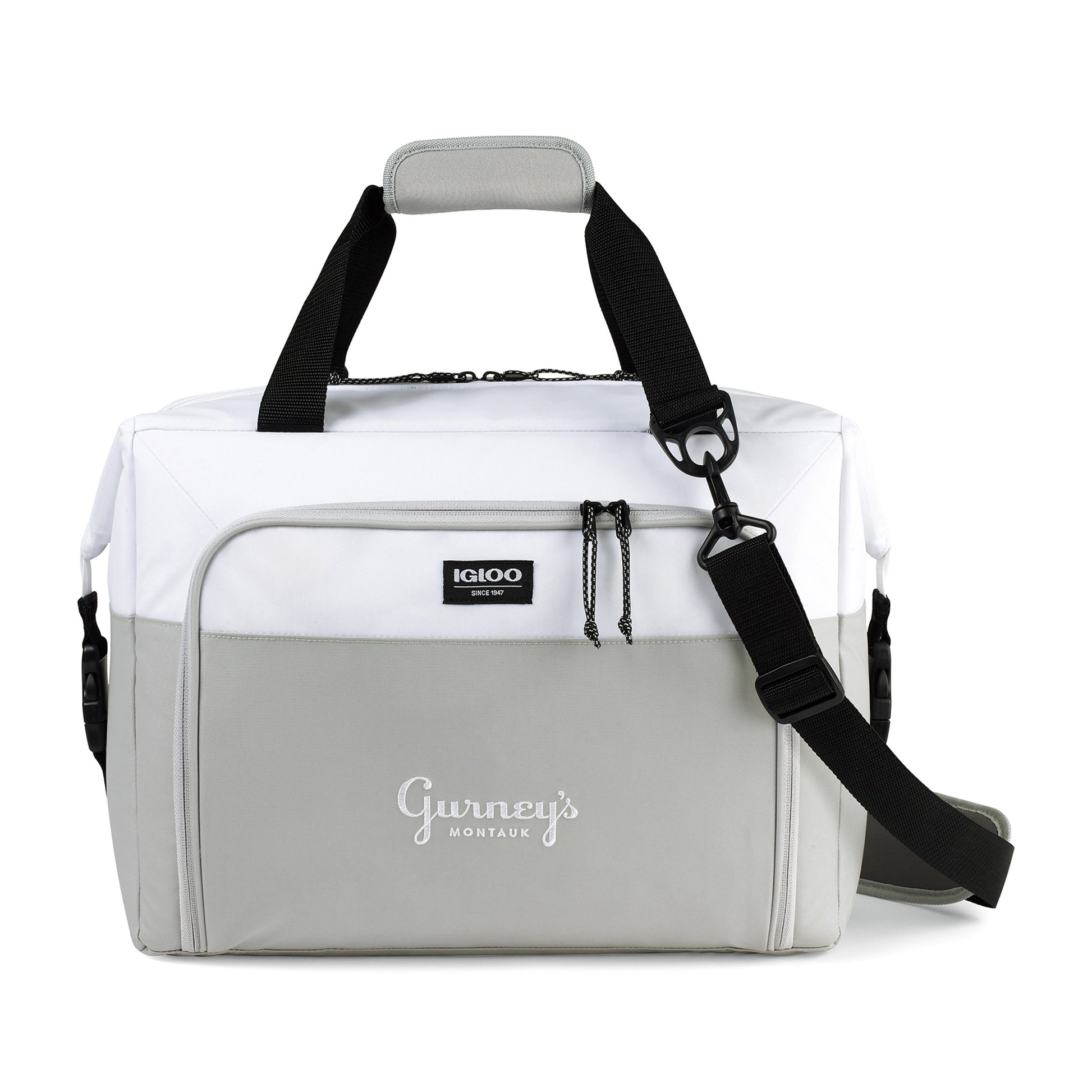 White-Grey Igloo® Seadrift™ Snap Down Cooler