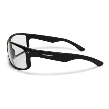 CK7™ Premium Safety Eyewear - Shiny Black Frame - Smoke Lens