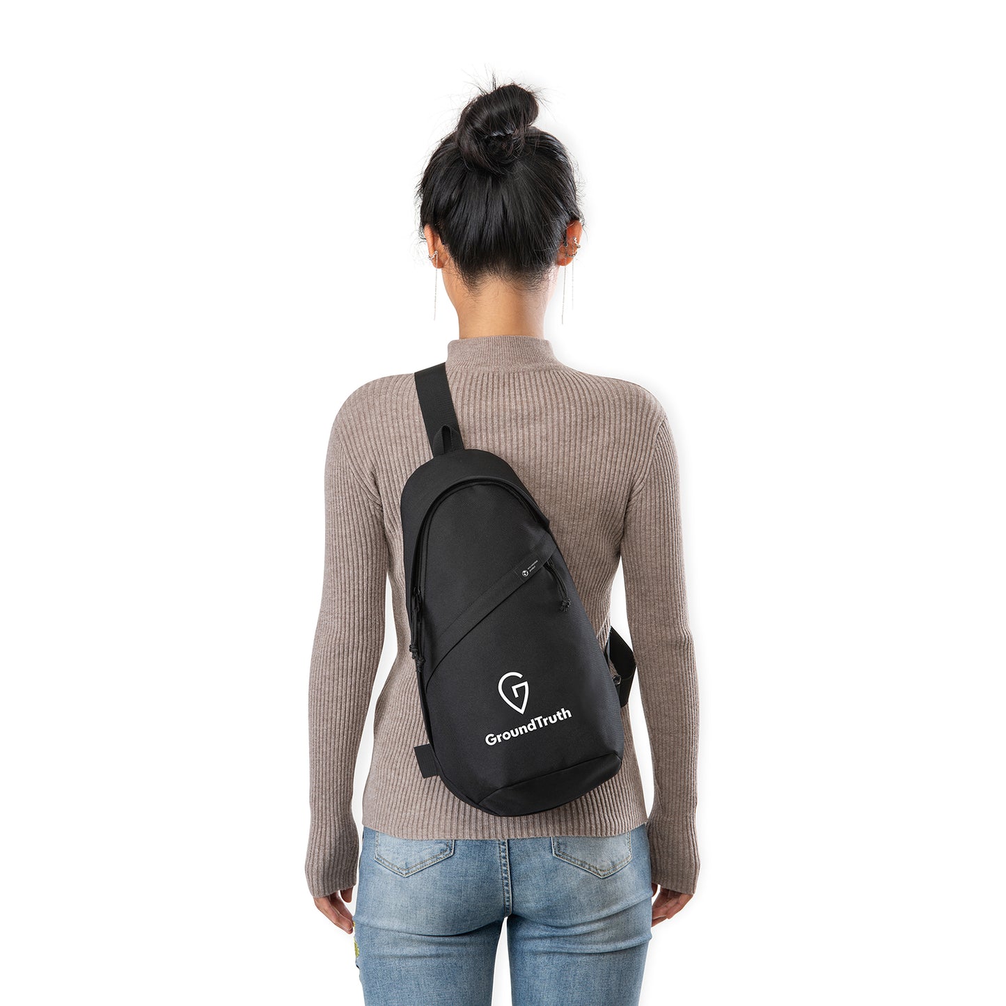 Black Renew rPET Sling Bag