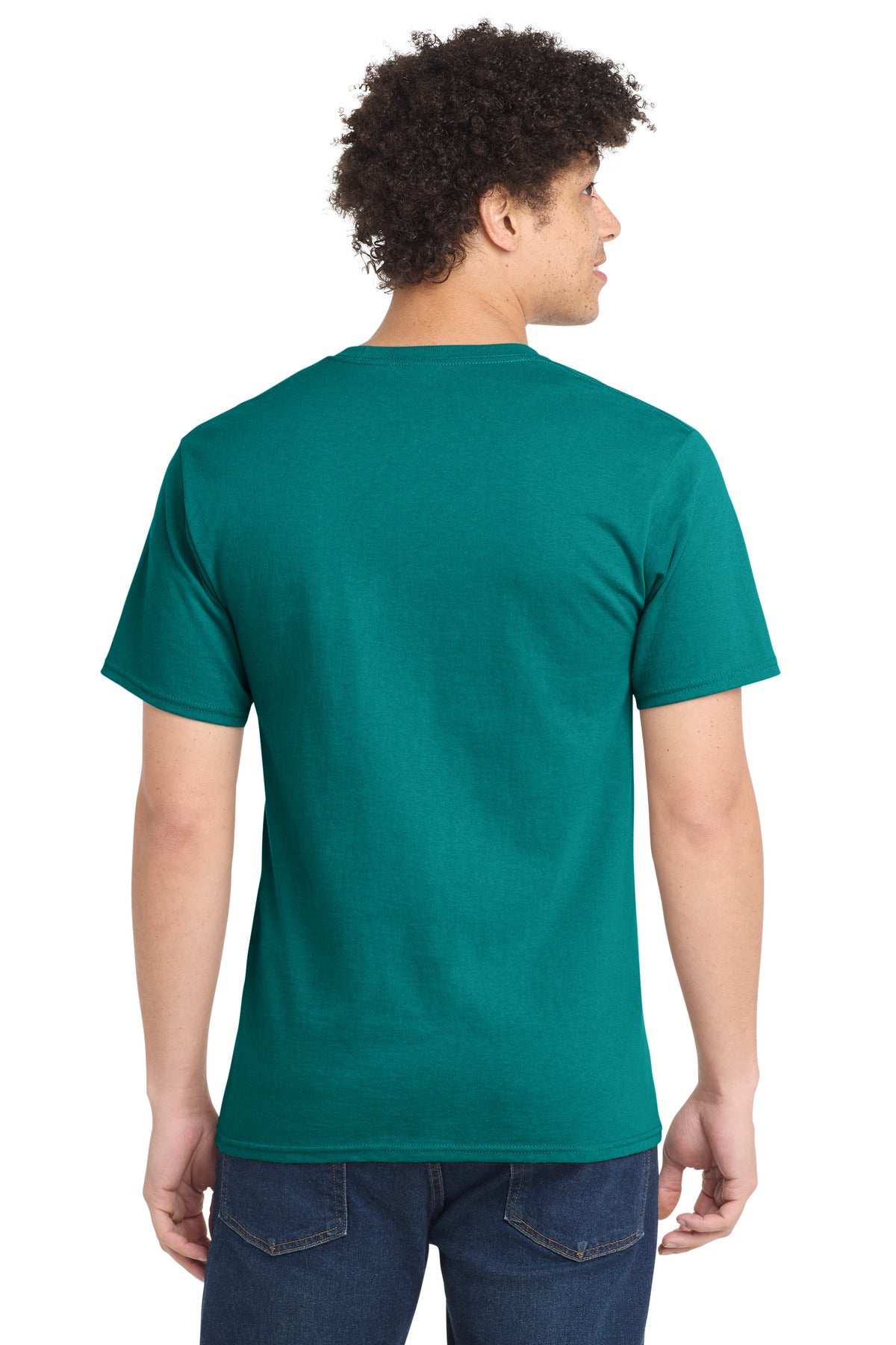 Jade Green Port & Company Tall Essential Tee. PC61T