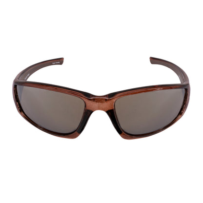 RPG Premium Safety Eyewear - Crystal Brown Frame - HD Brown Mirror Lens