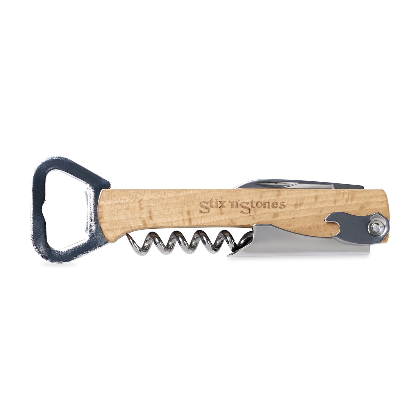 Wood 4 in 1 Wine & Bottle Opener