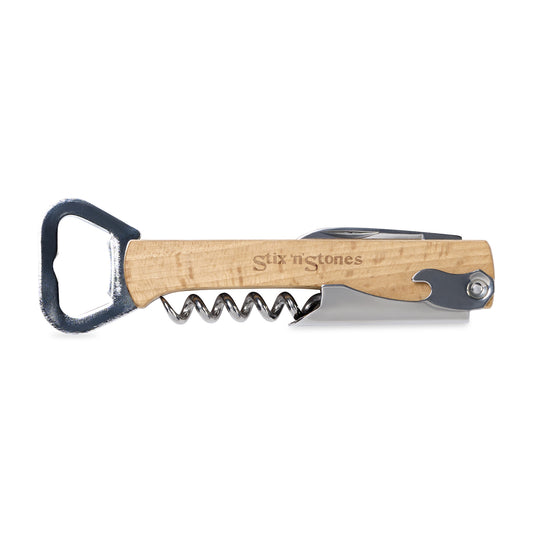 Wood 4 in 1 Wine & Bottle Opener