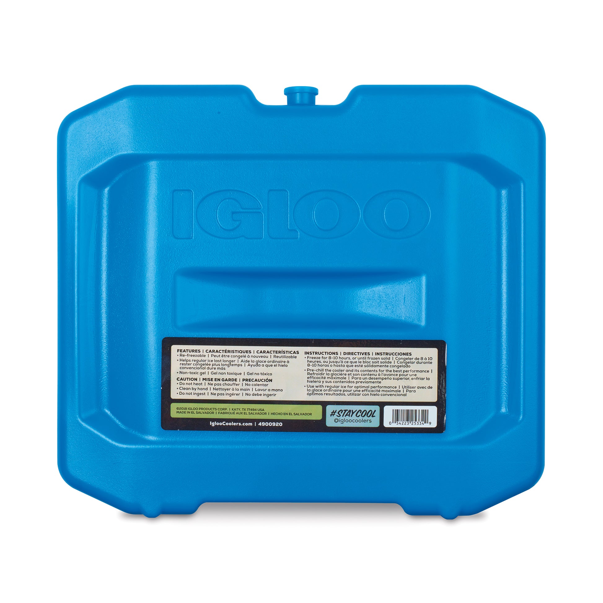 Turquoise Igloo® Ice Block - X Large