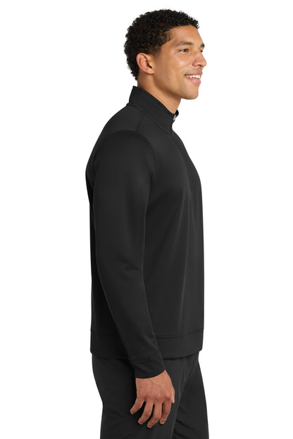 Jet Black Port & Company Performance Fleece 1/4-Zip Pullover Sweatshirt. PC590Q