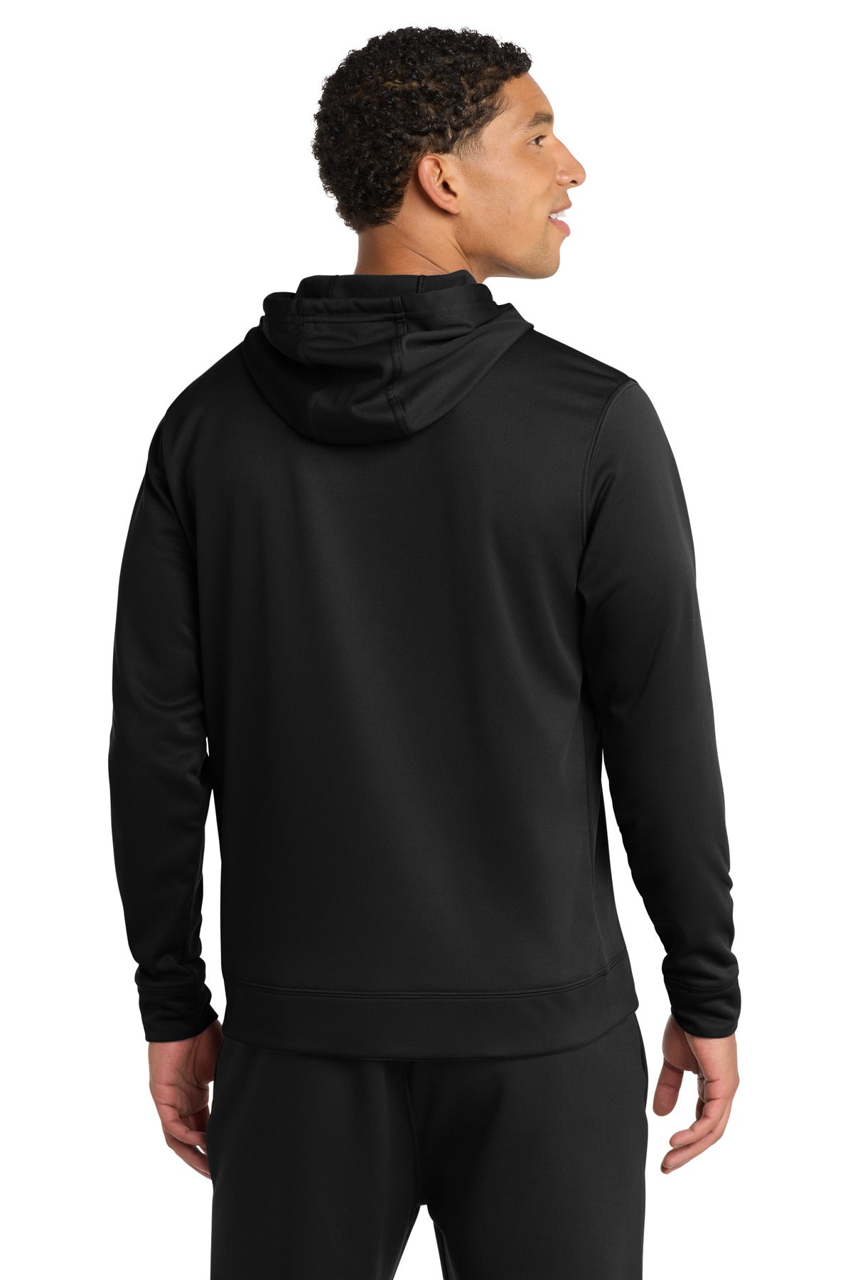 Jet Black Port & Company Performance Fleece Pullover Hooded Sweatshirt. PC590H