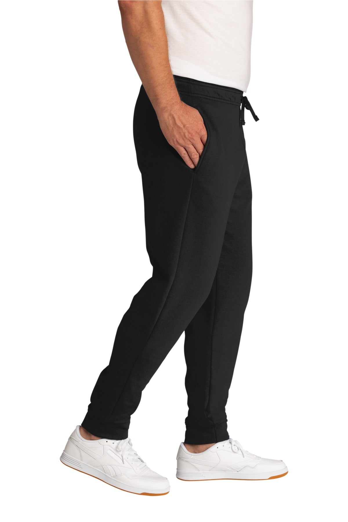 JetBlack Port & Company Core Fleece Jogger. PC78J