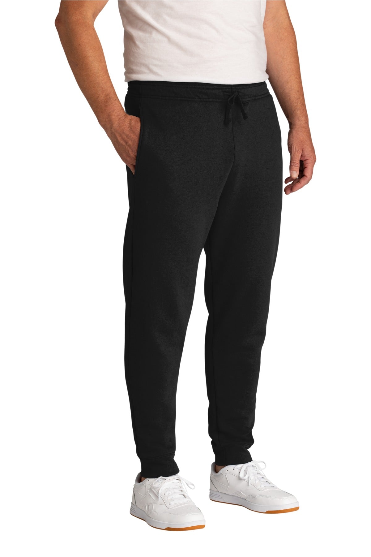 JetBlack Port & Company Core Fleece Jogger. PC78J