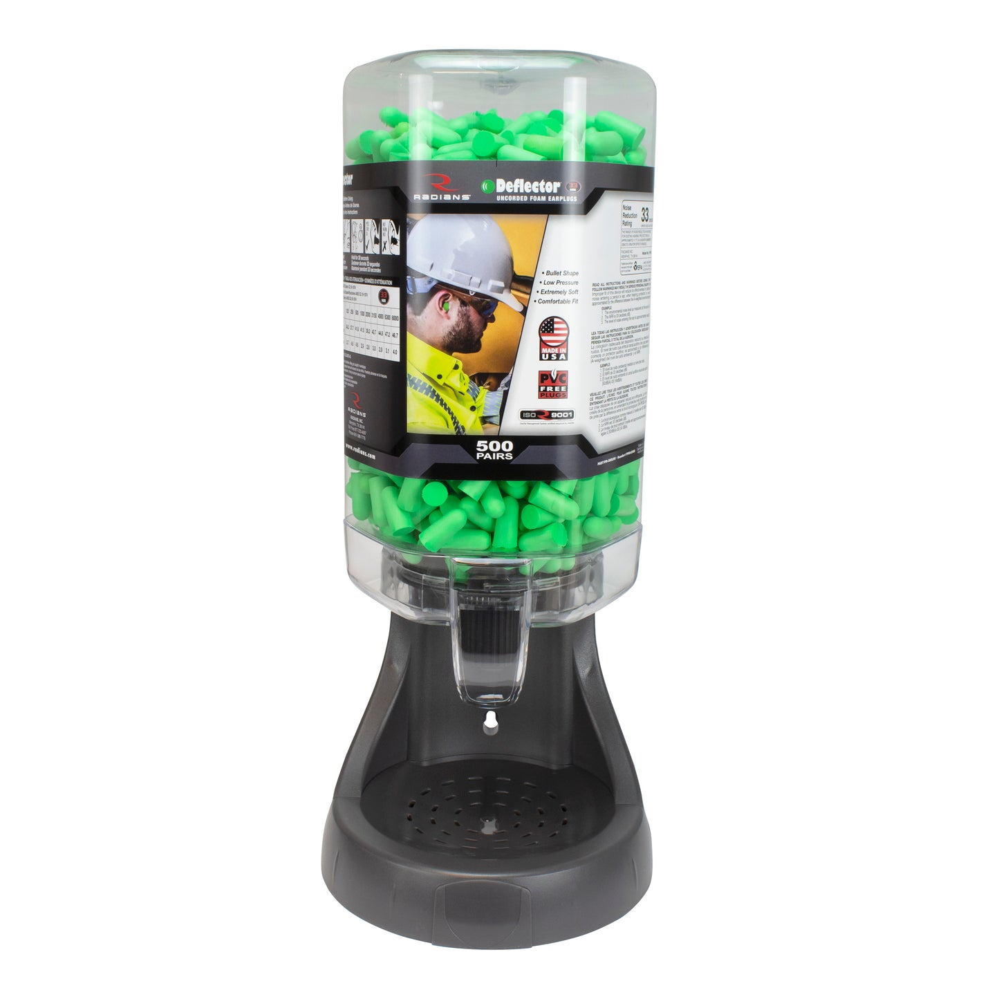 Refillable Dispenser with Deflector® FP90 Plugs - 500 Pair