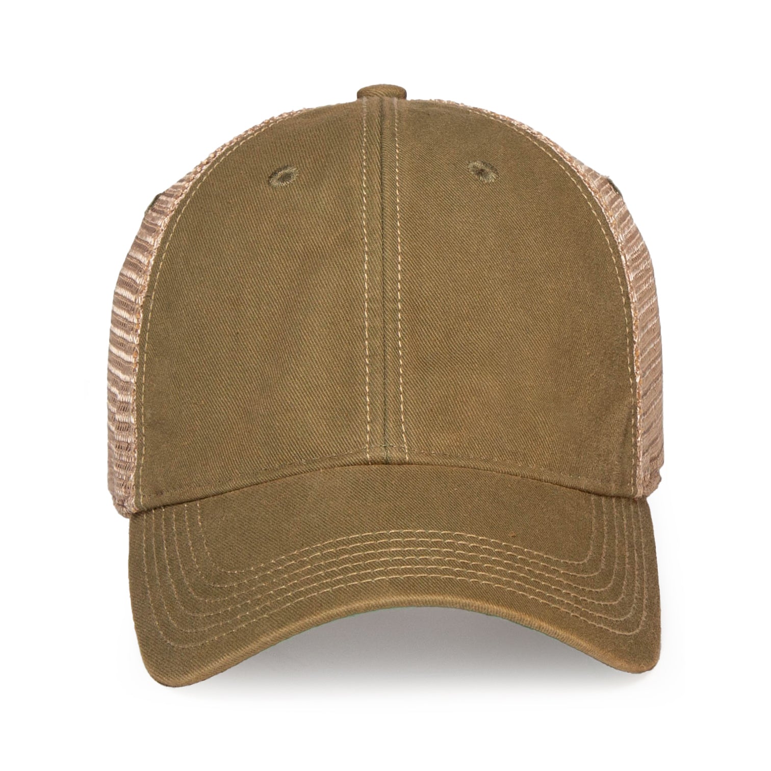 Olive/Tan Merrimack Hat Co.® Austin Vintage Trucker