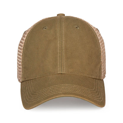 Olive/Tan Merrimack Hat Co.® Austin Vintage Trucker