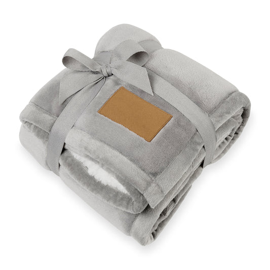 Elephant Minkie Sherpa Baby Blanket
