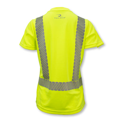 ST11 Class 2 High Visibility Women's Safety T-Shirt with Max-Dri™ - Green - Size 2X