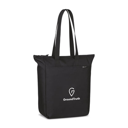 Black Renew AWARE™ rPET Zippered Tote