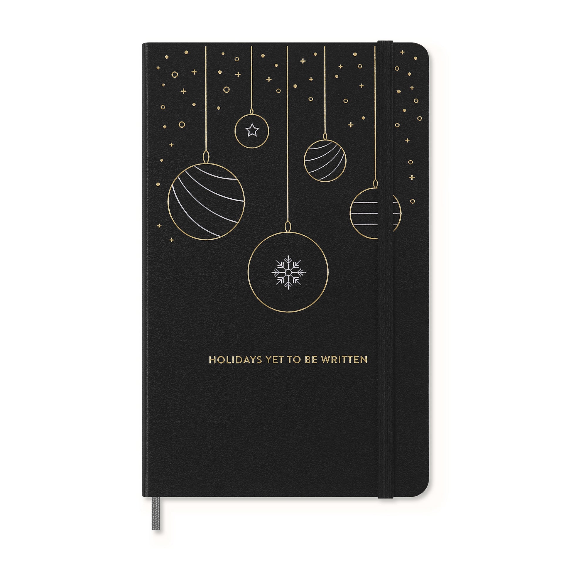 Black Moleskine® Hard Cover Holiday Notebook and Kaweco Pen Gift Set
