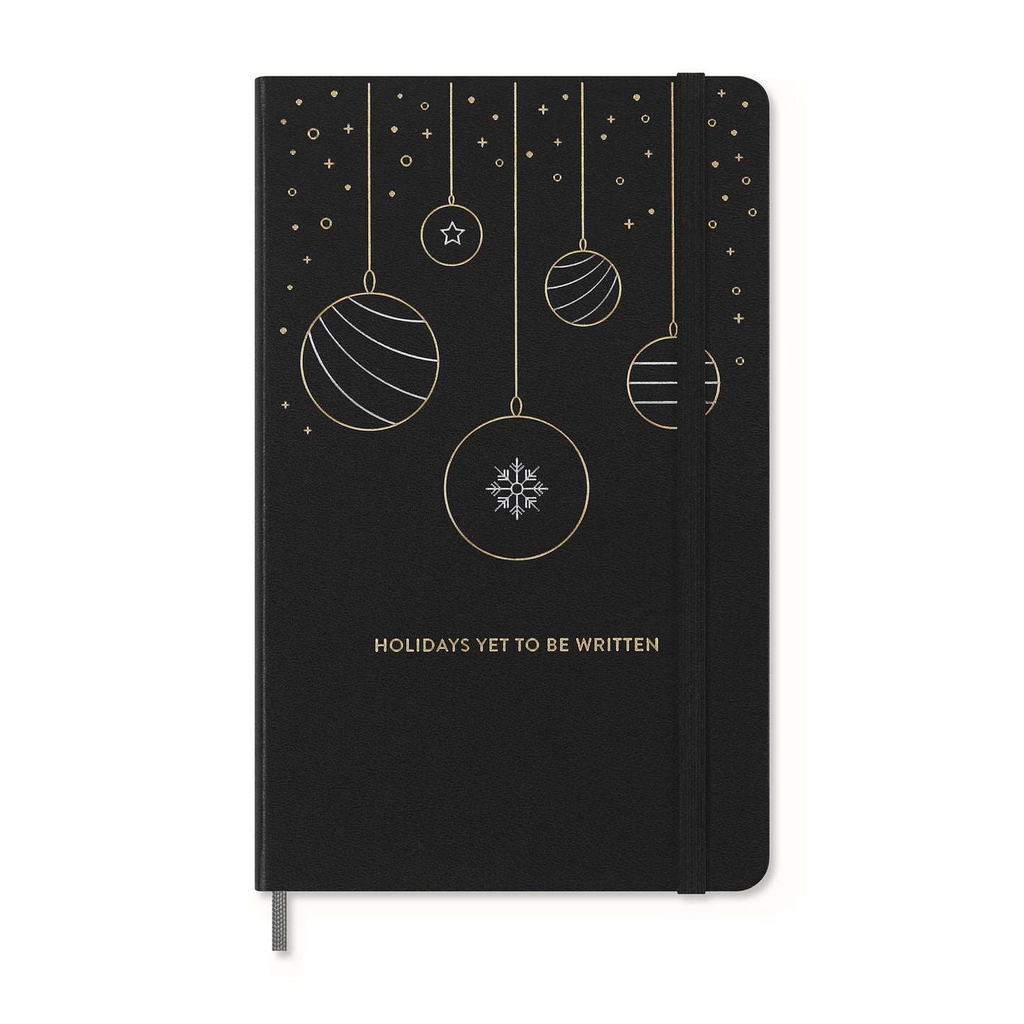 Black Moleskine® Hard Cover Holiday Notebook and GO Pen Gift Set