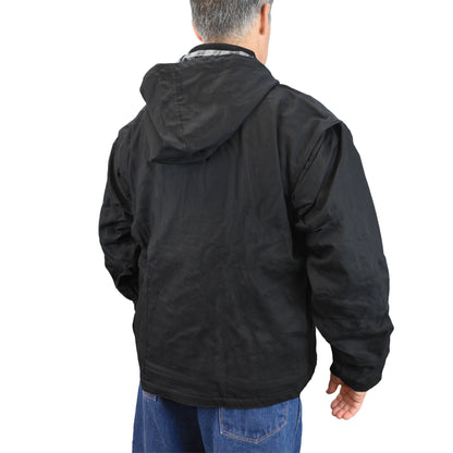 DCHJ076ABB Men's Heated Heavy Duty Work Coat without Battery - Black - Size 2X