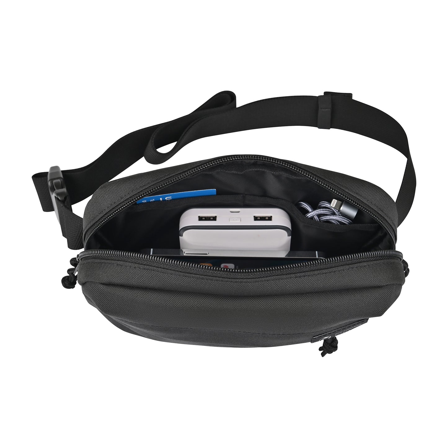 Black Renew AWARE™ rPET Waist Pack