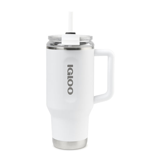 White Igloo® Travel Tumbler - 32 Oz.