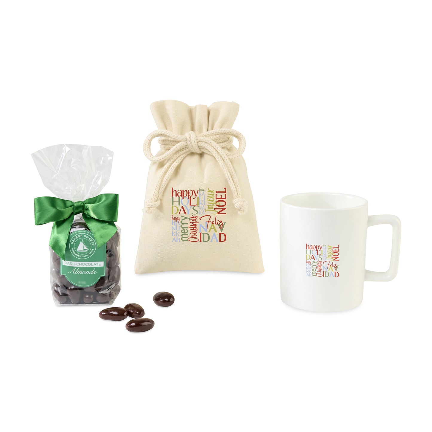 Harbor Sweets Chocolate Covered Almonds Mug Stuffer
