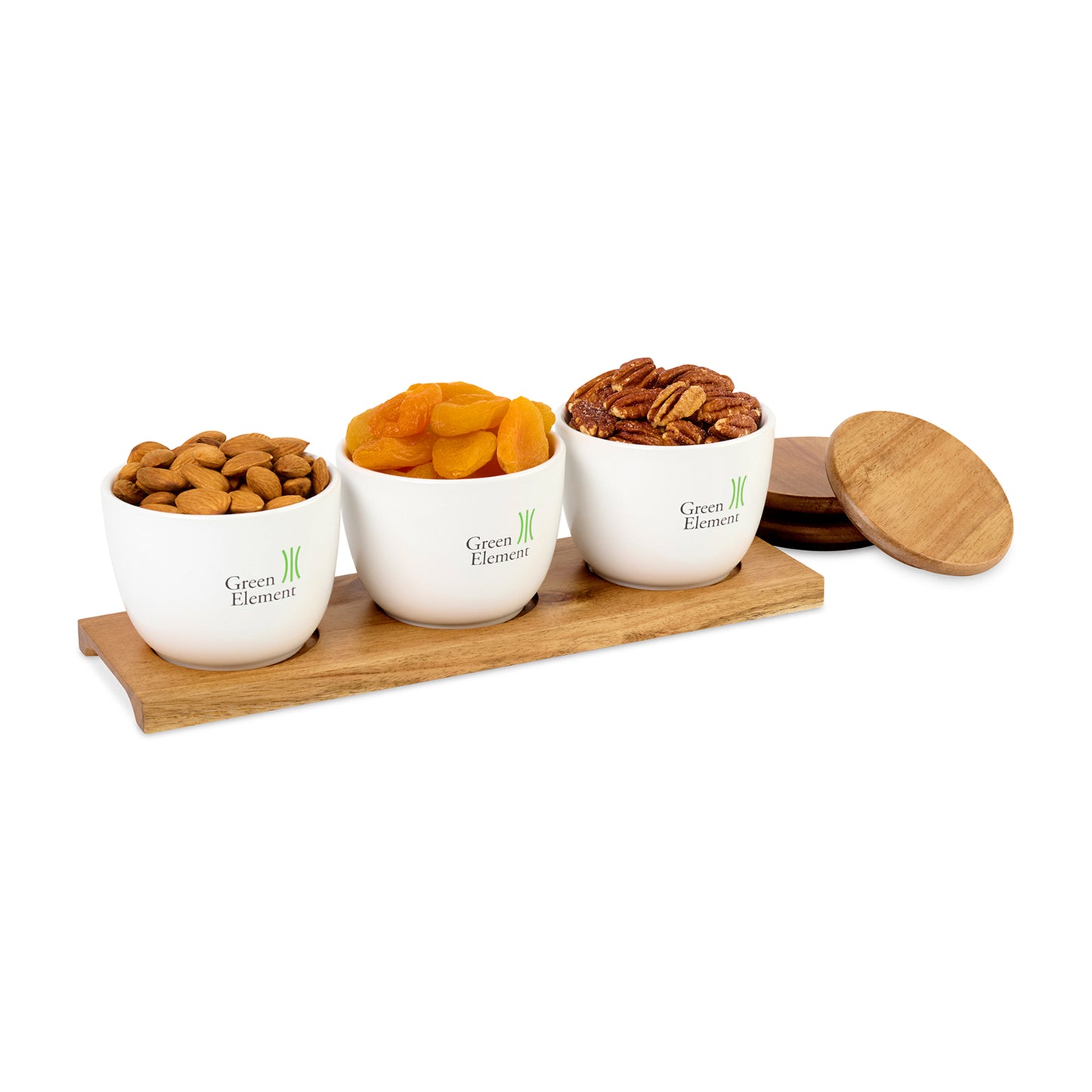 Wood La Cuisine Appetizer Trio Tray