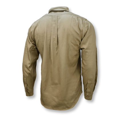 VI7SH 7 oz Indura® FR Shirt (CAT 2) - Khaki - Size 2X