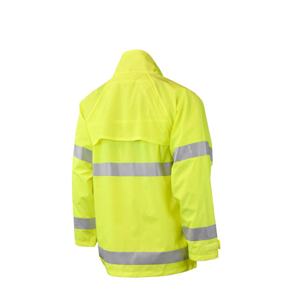 RW25 High Visibility Rainwear Jacket - Hi-Vis Green - Size 2X