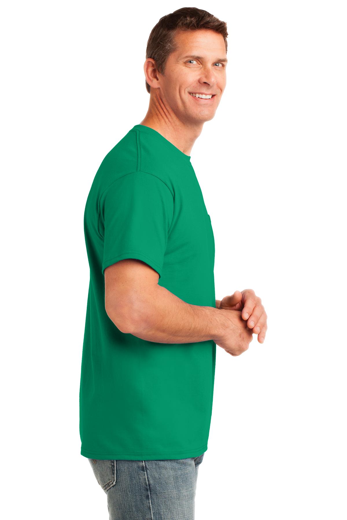 Kelly Port & Company Core Cotton Pocket Tee. PC54P