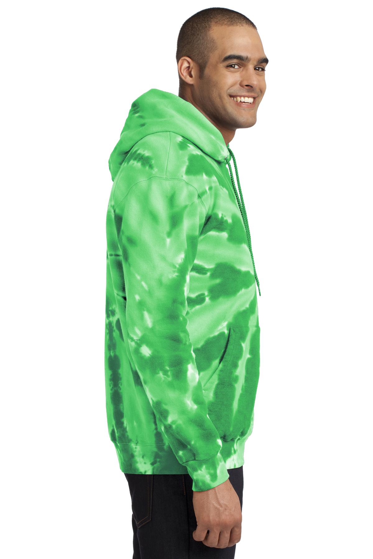 Kelly Port & Company Tie-Dye Pullover Hooded Sweatshirt. PC146