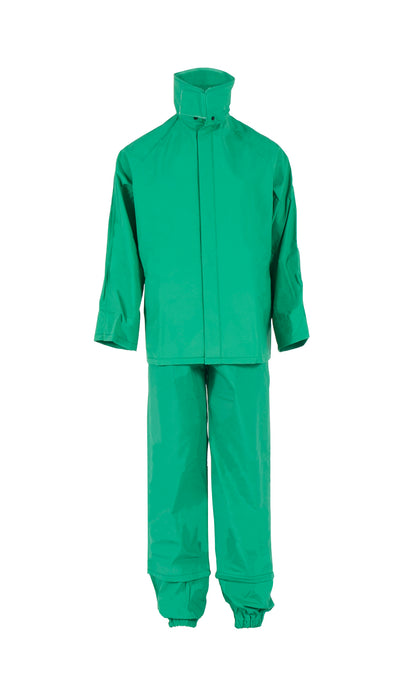 I96S Economy Chem Shield 3-Piece Suit - Green - Size 5X