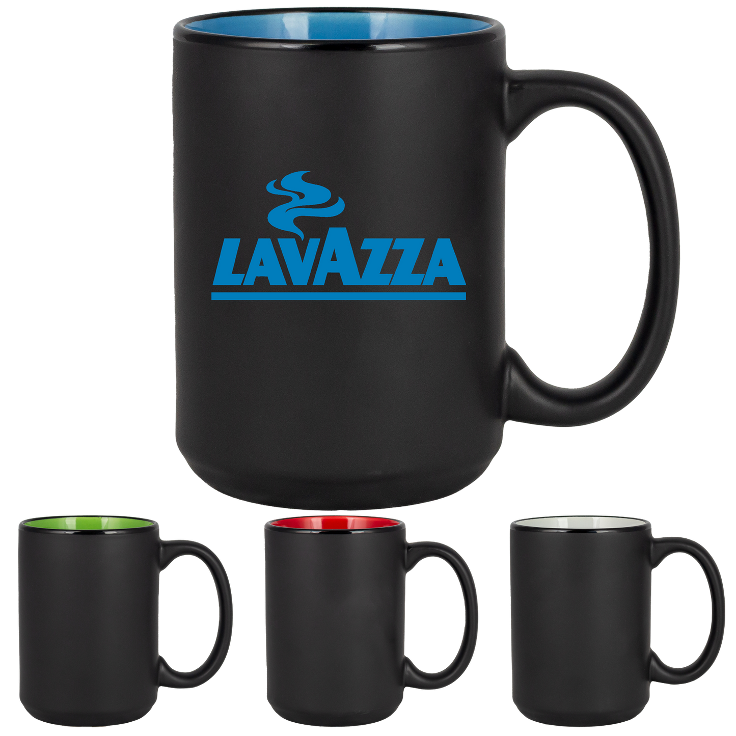 Blue Konapro 14 Oz Two Tone Ceramic Mug