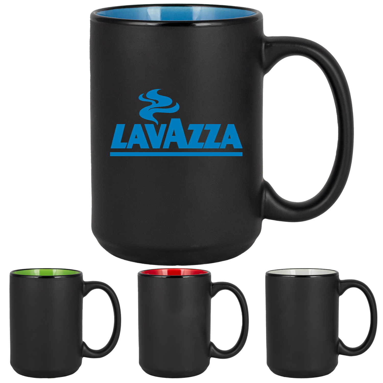 Blue Konapro 14 Oz Two Tone Ceramic Mug