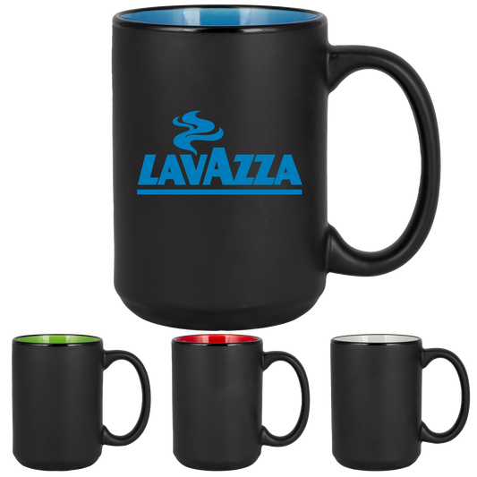 Blue Konapro 14 Oz Two Tone Ceramic Mug