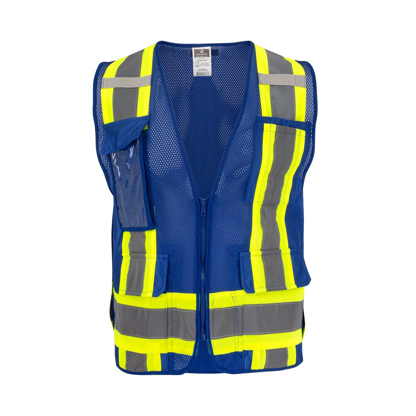 SV6P-1 Type O Class 1 Mesh Surveyor Vest - Blue - Size S