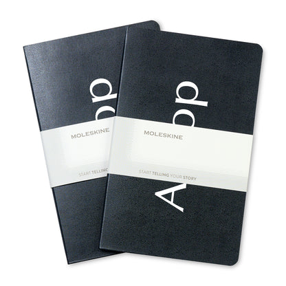 Black Moleskine® Large Volant Gift Set