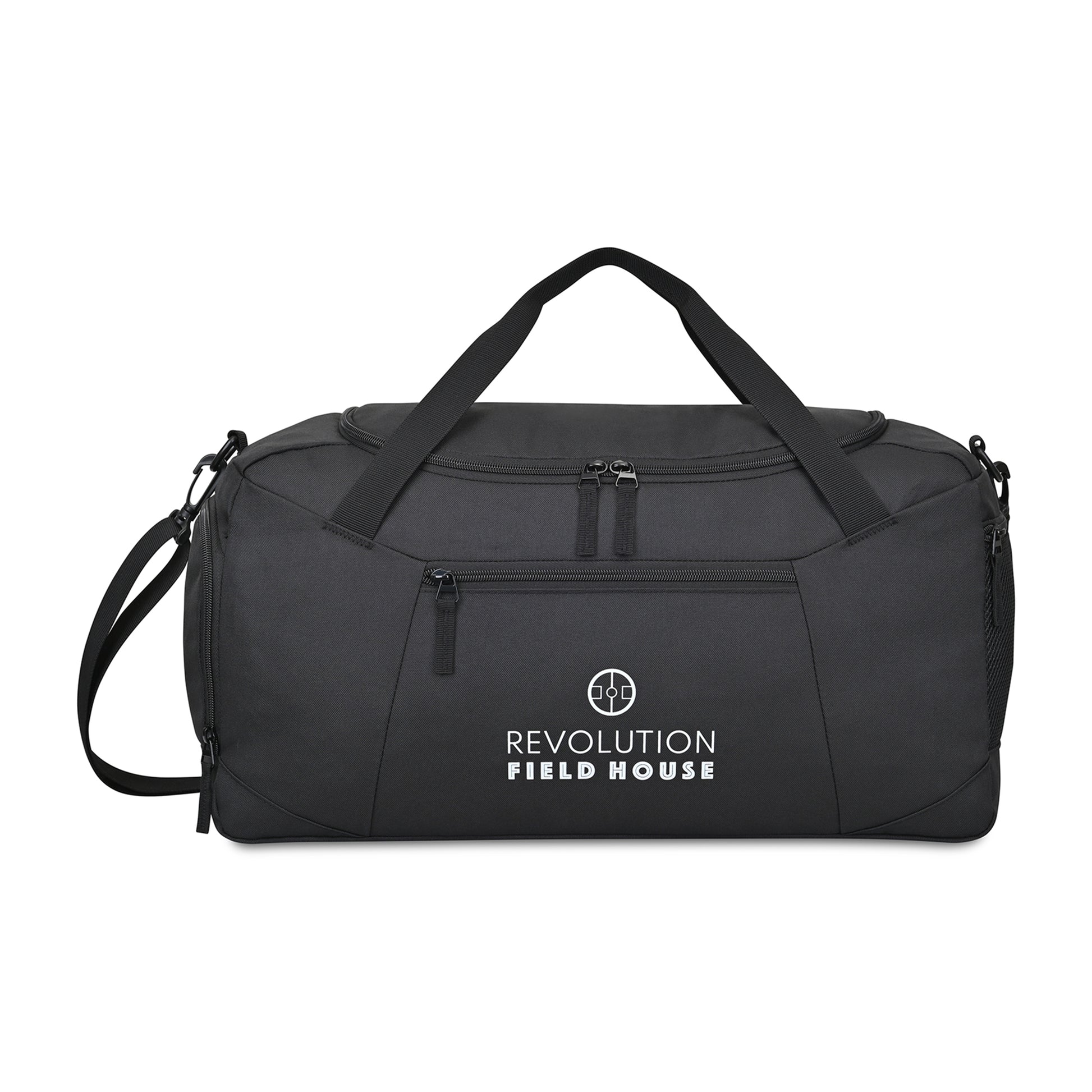 Black Rally Recycled Deluxe Sport Duffel