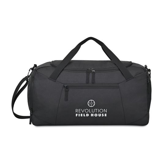 Black Rally Recycled Deluxe Sport Duffel