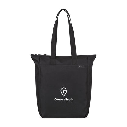 Black Renew AWARE™ rPET Zippered Tote