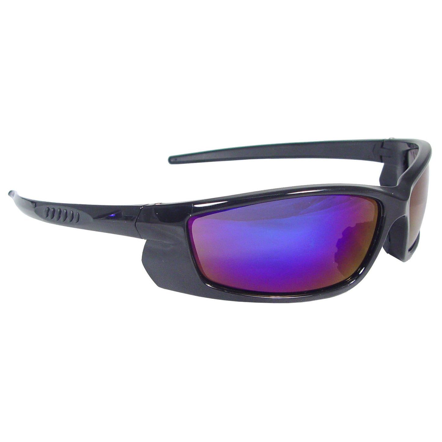 Voltage™ Safety Eyewear - Black Frame - Electric Blue Lens