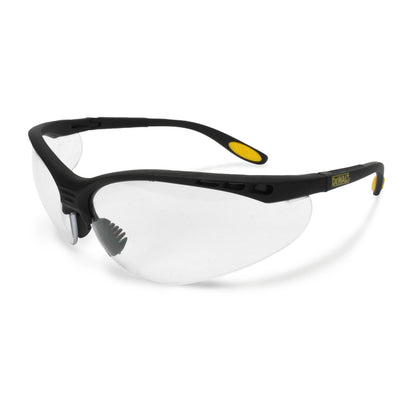 DPG58 Reinforcer™ Protective Eyewear - Black Frame - Clear Lens