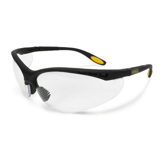 DPG58 Reinforcer™ Protective Eyewear - Black Frame - Clear Lens