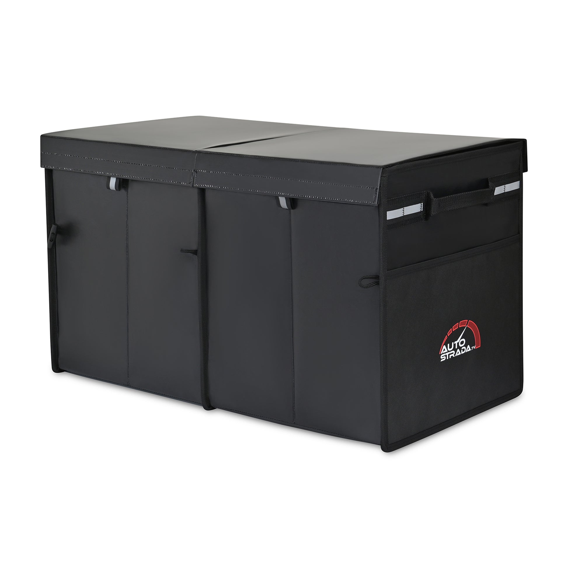 Black Structure Cargo Organizer with Lid
