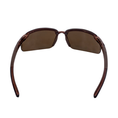 ES5 Premium Safety Eyewear - Crystal Brown Frame - Polarized Brown Lens