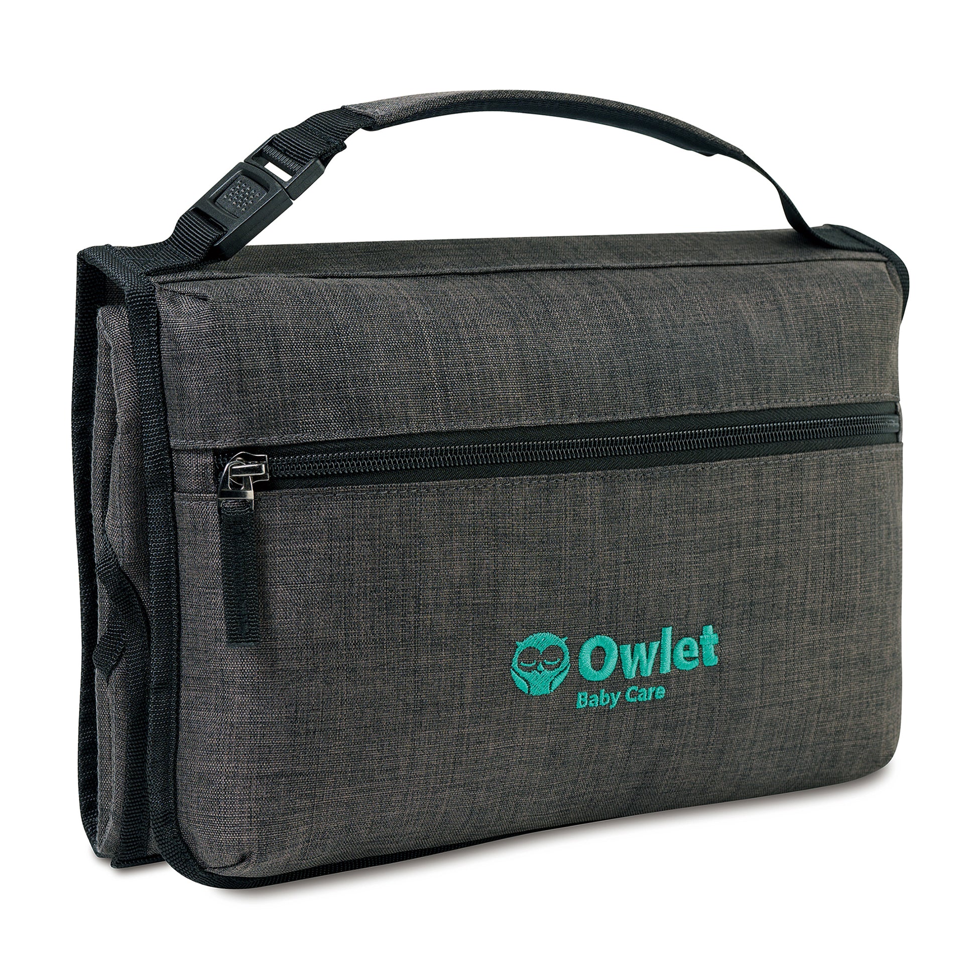 Charcoal Heather Reagan Portable Changing Pad Station